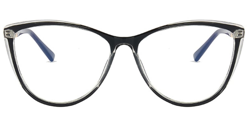 Cat Eye Frame translucent-black