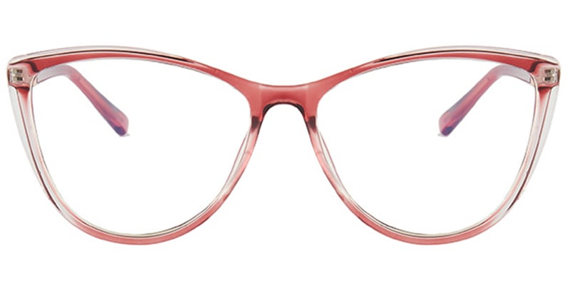 Cat Eye Frame red