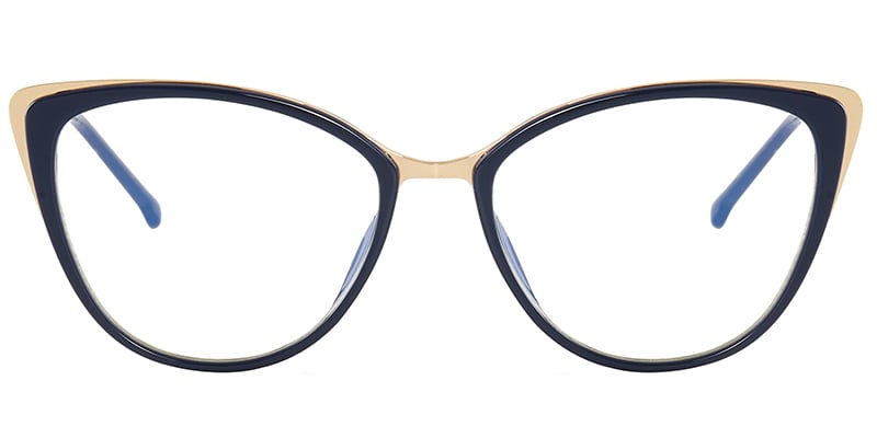 Cat Eye Frame blue