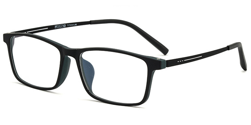 Titanium Rectangle Frame black