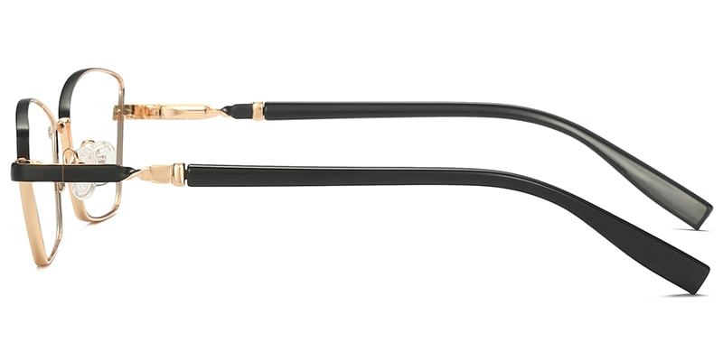 Cat Eye Frame black-gold