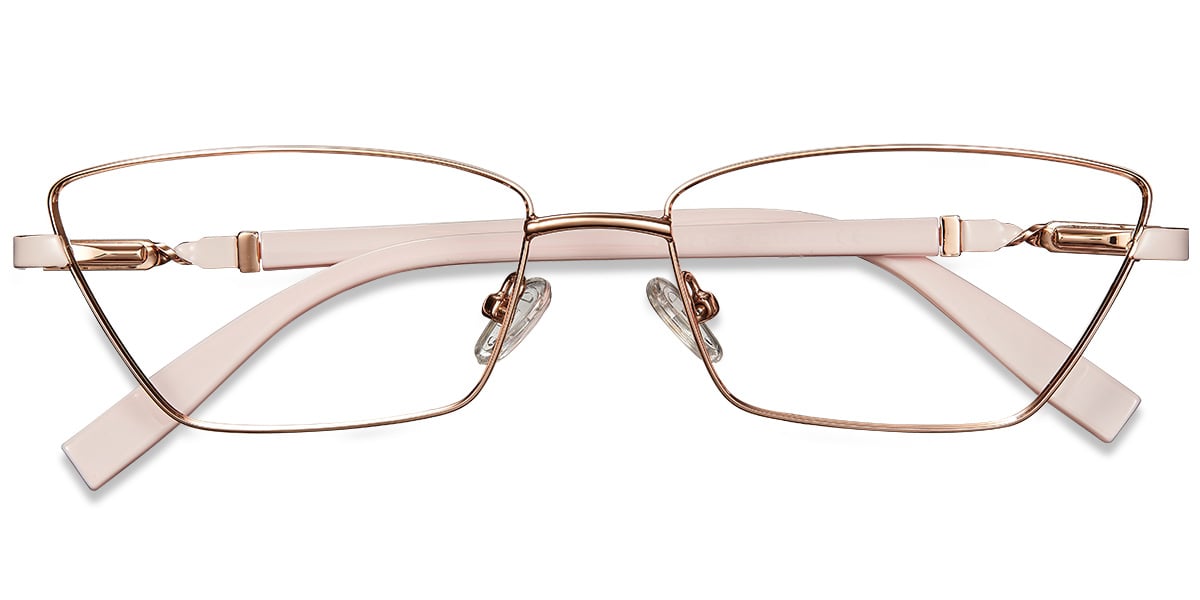 Cat Eye Frame rose_gold