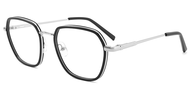 Acetate Square Frame black