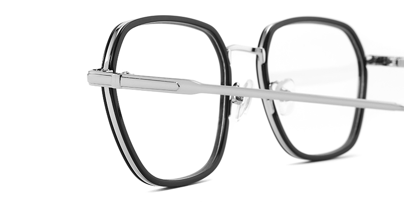 Acetate Square Frame black