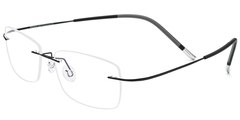 Titanium Rectangle Frame black