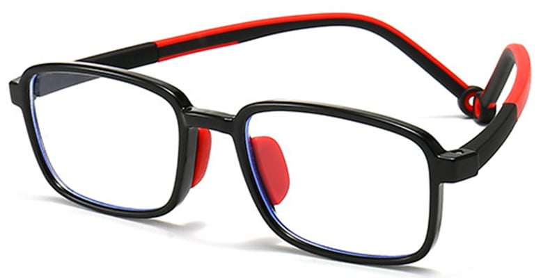 Kids Rectangle Frame black-red