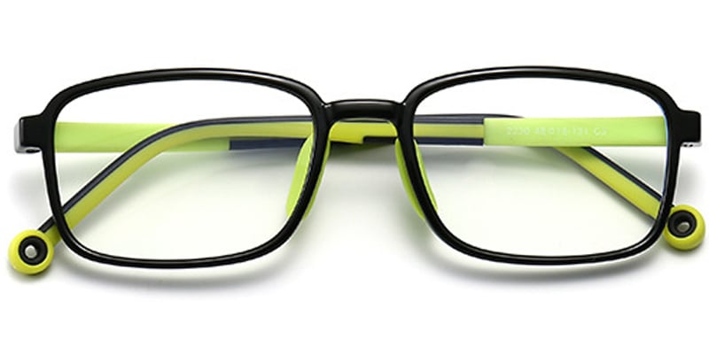 Kids Rectangle Frame black-green