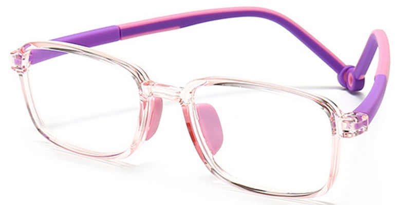 Kids Rectangle Frame translucent-pink