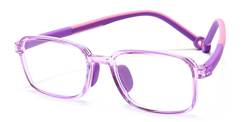 Kids Rectangle Frame translucent-purple