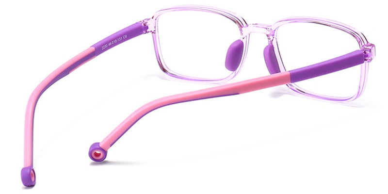 Kids Rectangle Frame translucent-purple