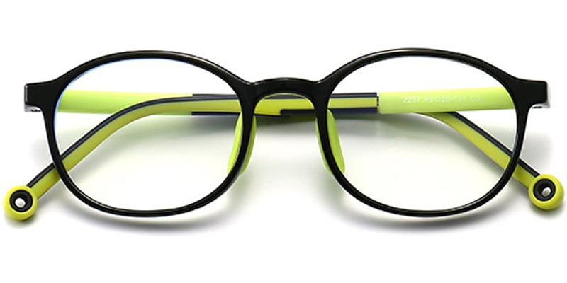 Kids Oval Frame black-green