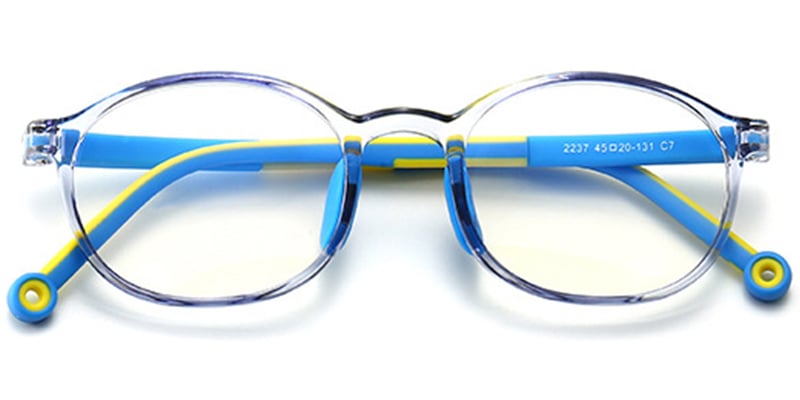 Kids Oval Frame translucent-blue