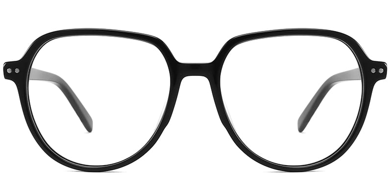 Acetate Oval Frame black