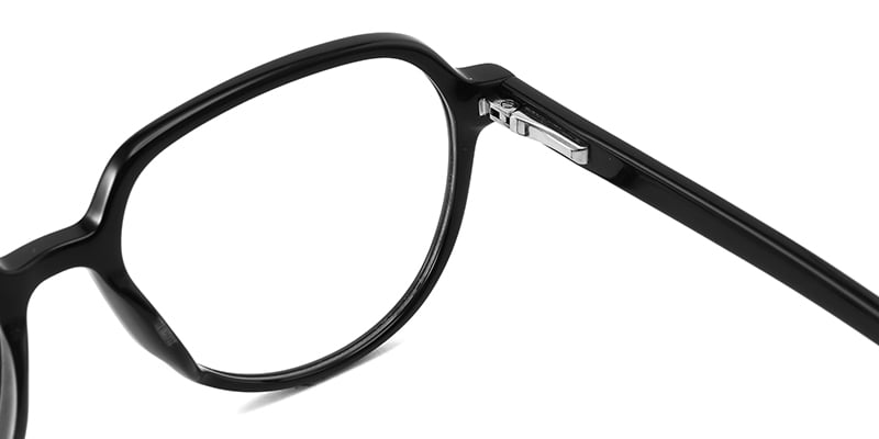 Acetate Oval Frame black