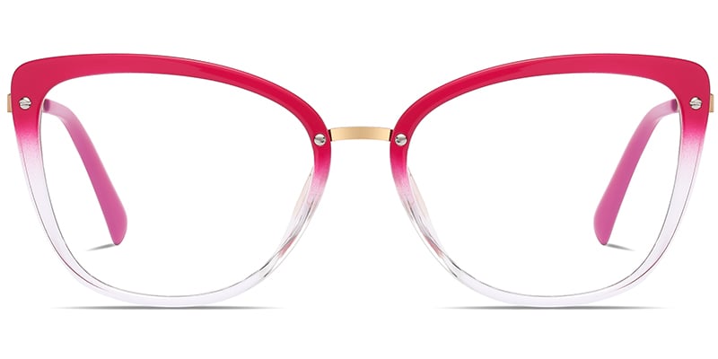 Cat Eye Frame translucent-rose