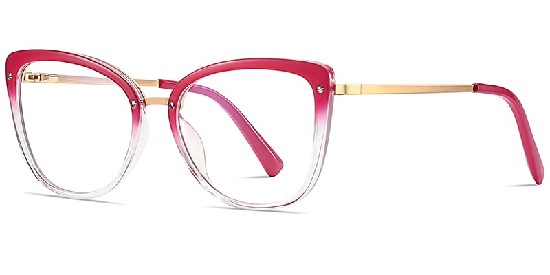 Cat Eye Frame translucent-rose