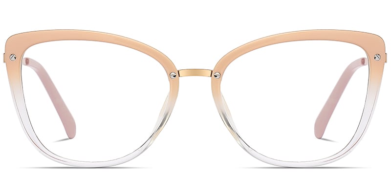 Cat Eye Frame translucent-light_brown