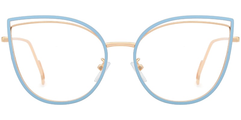 Cat Eye Frame blue