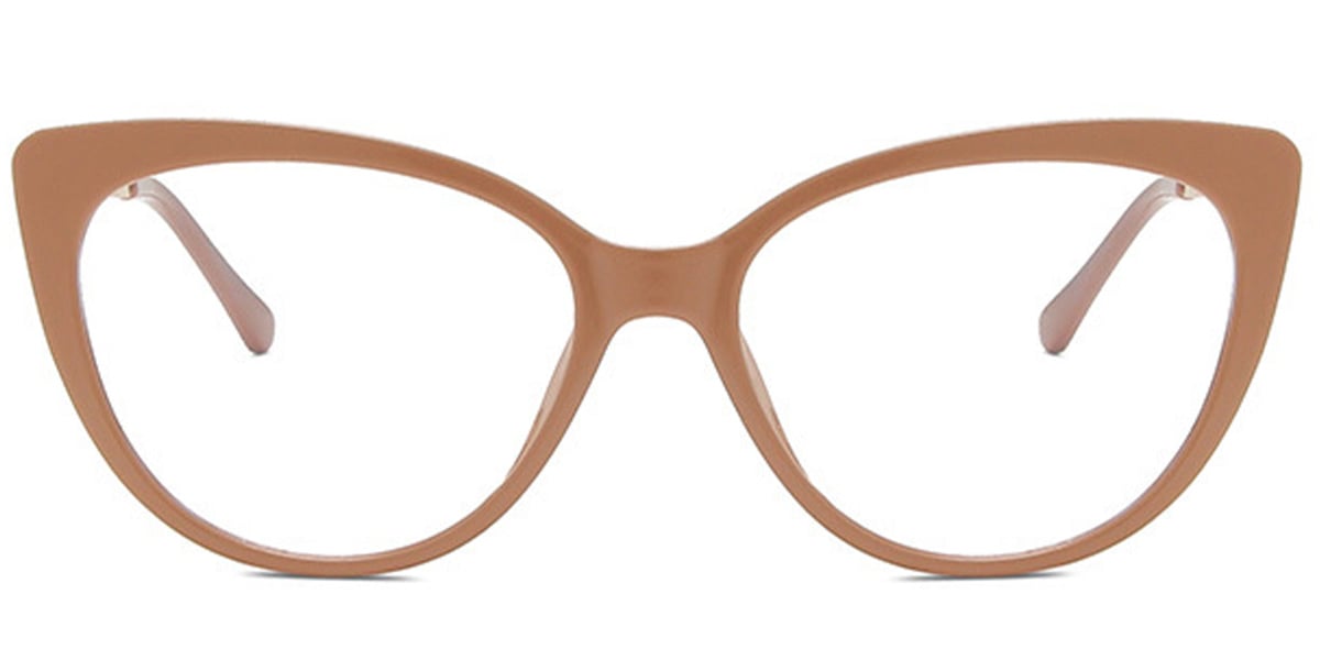 Cat Eye Frame light_brown