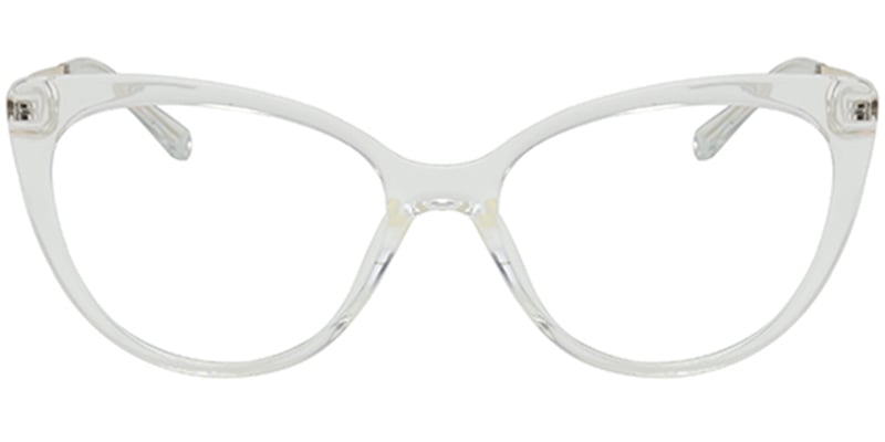 Cat Eye Frame translucent-white