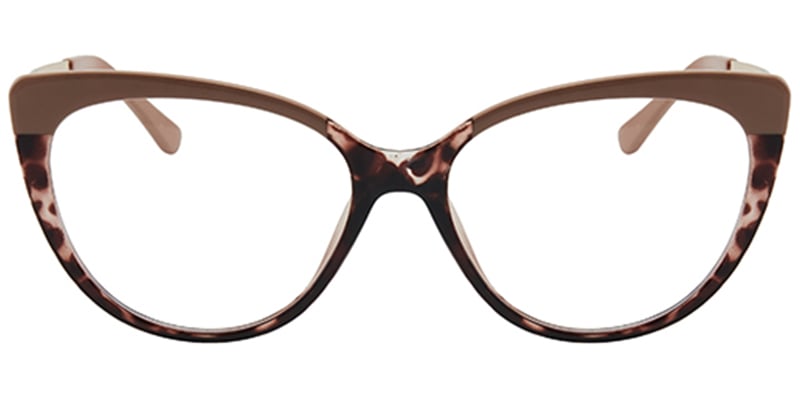 Cat Eye Frame pattern-pink