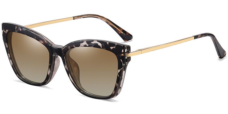 Square Frame tortoiseshell-black