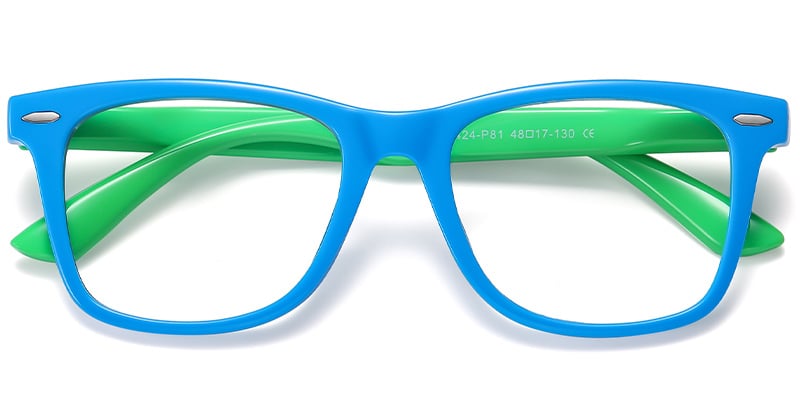 Rectangle Frame blue