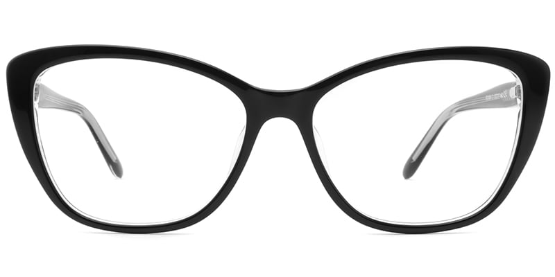 Acetate Cat Eye Frame black