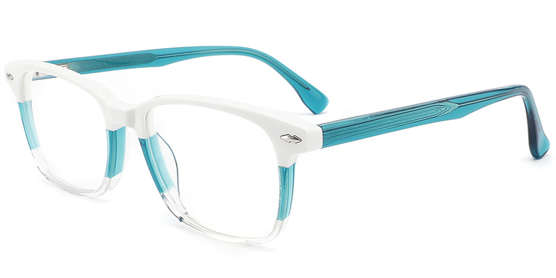 Acetate Rectangle Frame white