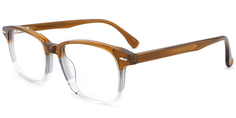 Acetate Rectangle Frame brown