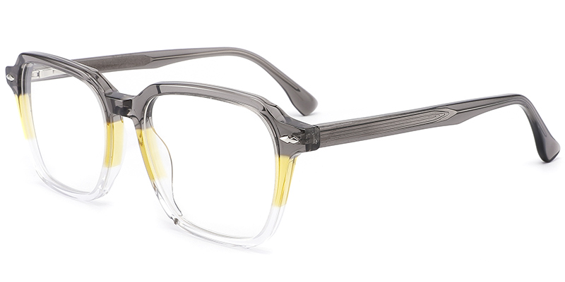 Acetate Square Frame grey