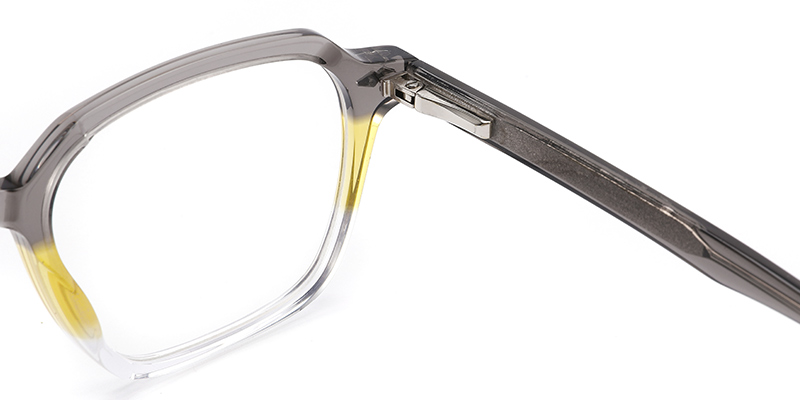 Acetate Square Frame grey