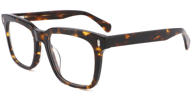 Acetate Square Frame tortoiseshell