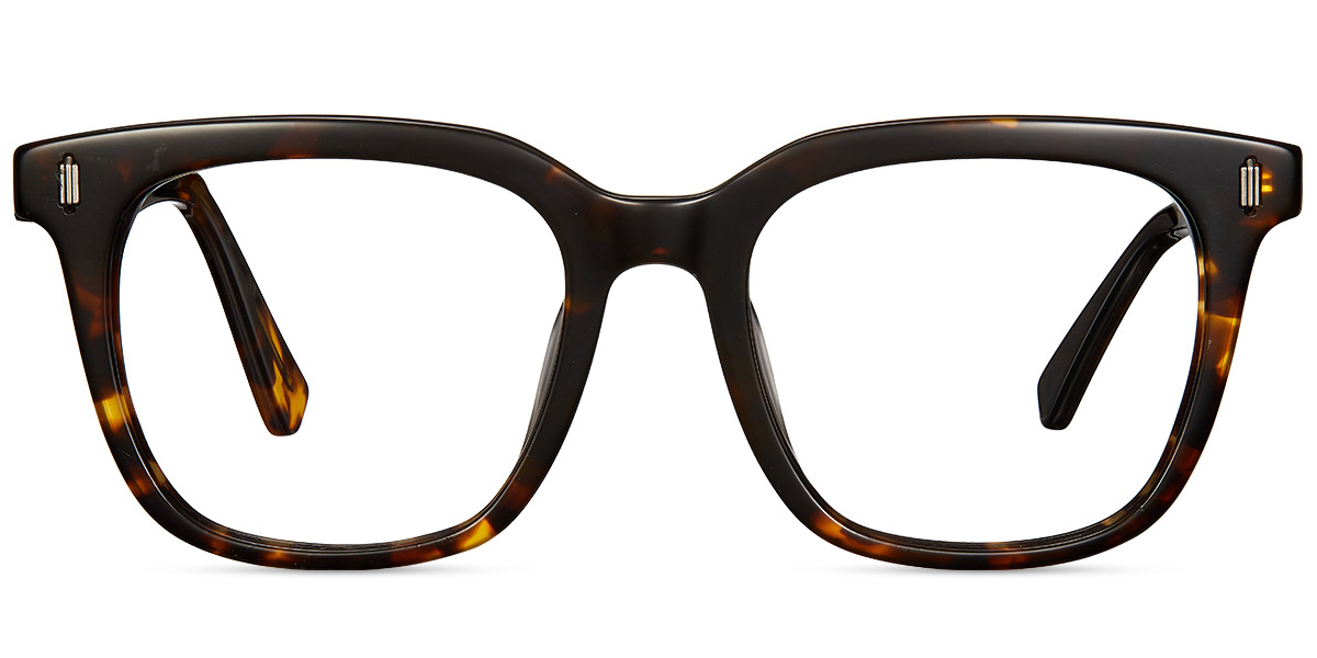 Acetate Square Frame tortoiseshell