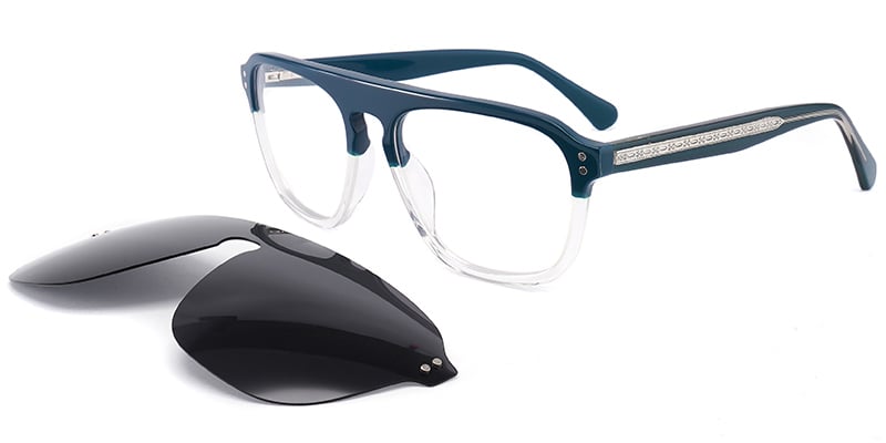 Acetate Square Frame dark_green