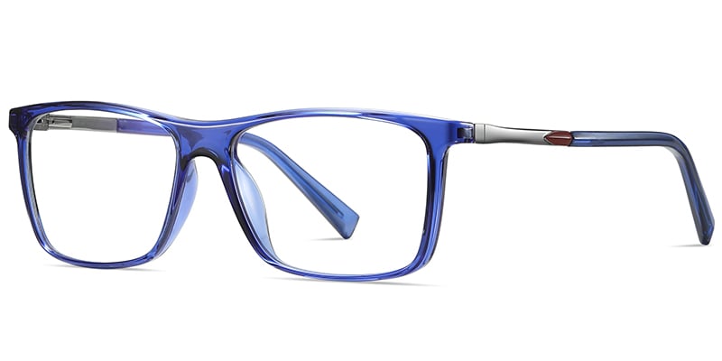 Rectangle Frame translucent-blue