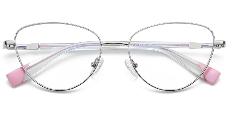 Cat Eye Frame silver