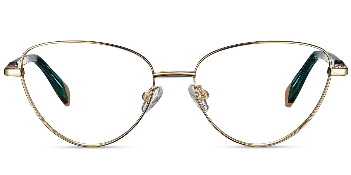 Cat Eye Frame gold