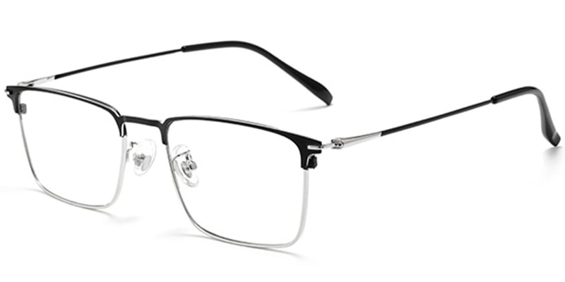 Rectangle Frame black-silver