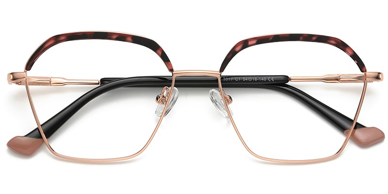 Geometric Frame tortoiseshell