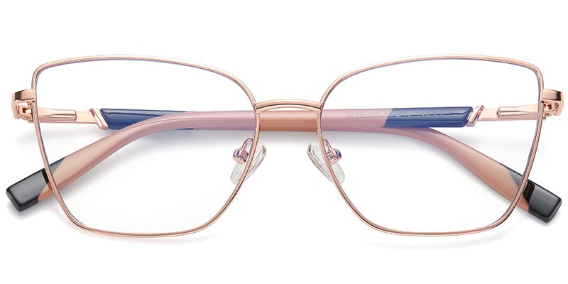 Cat Eye Frame rose_gold