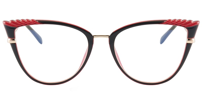 Cat Eye Frame black-red