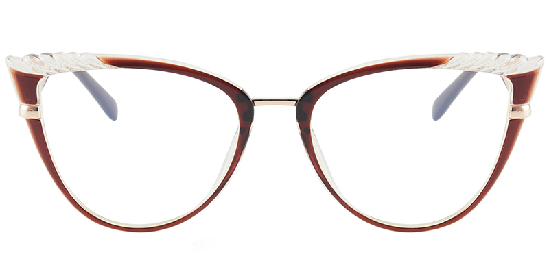 Cat Eye Frame wine_red