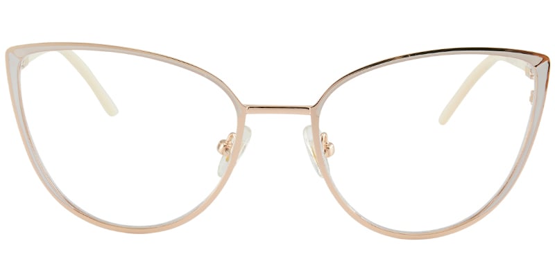 Cat Eye Frame white