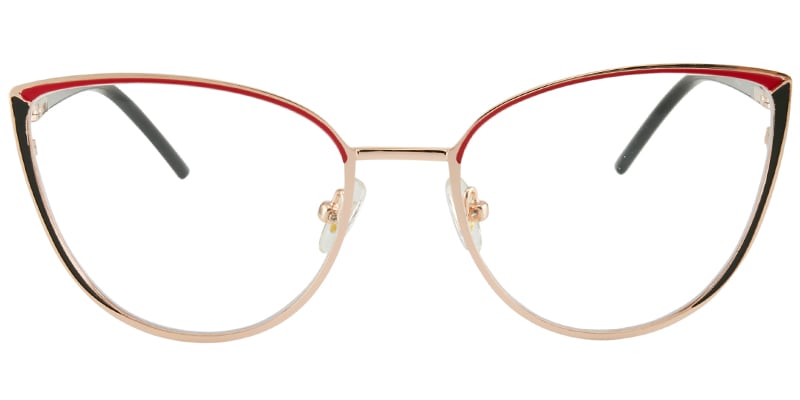 Cat Eye Frame black-red