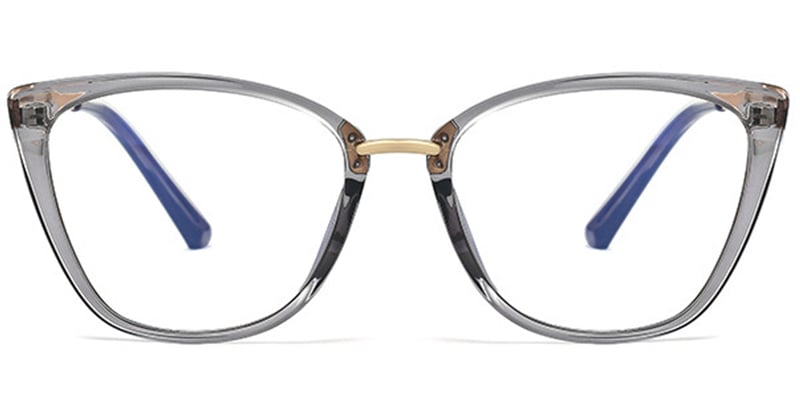 Cat Eye Frame translucent-grey