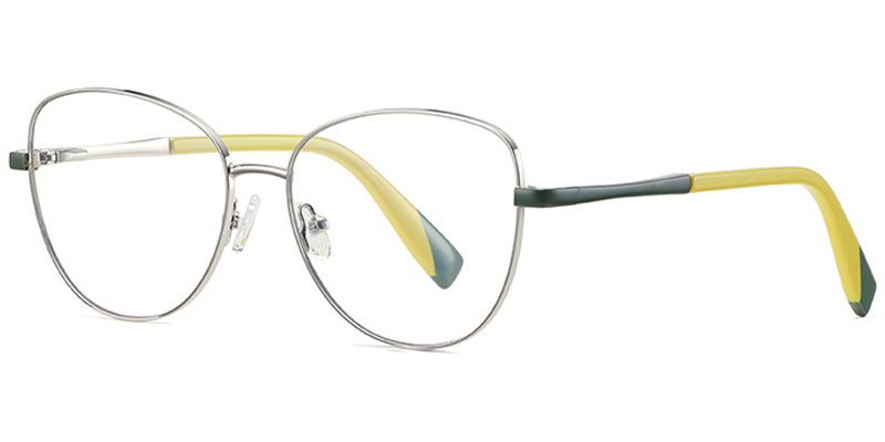 Cat Eye Frame silver