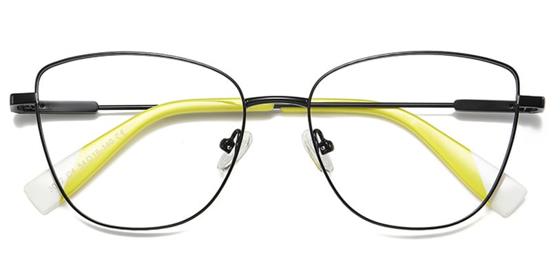 Cat Eye Frame bright_black