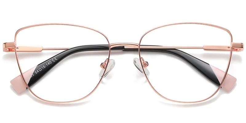 Cat Eye Frame rose_gold