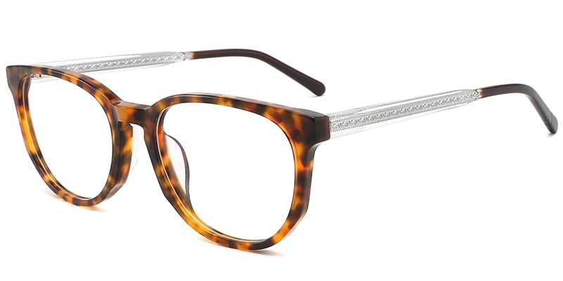 Acetate Oval Frame tortoiseshell